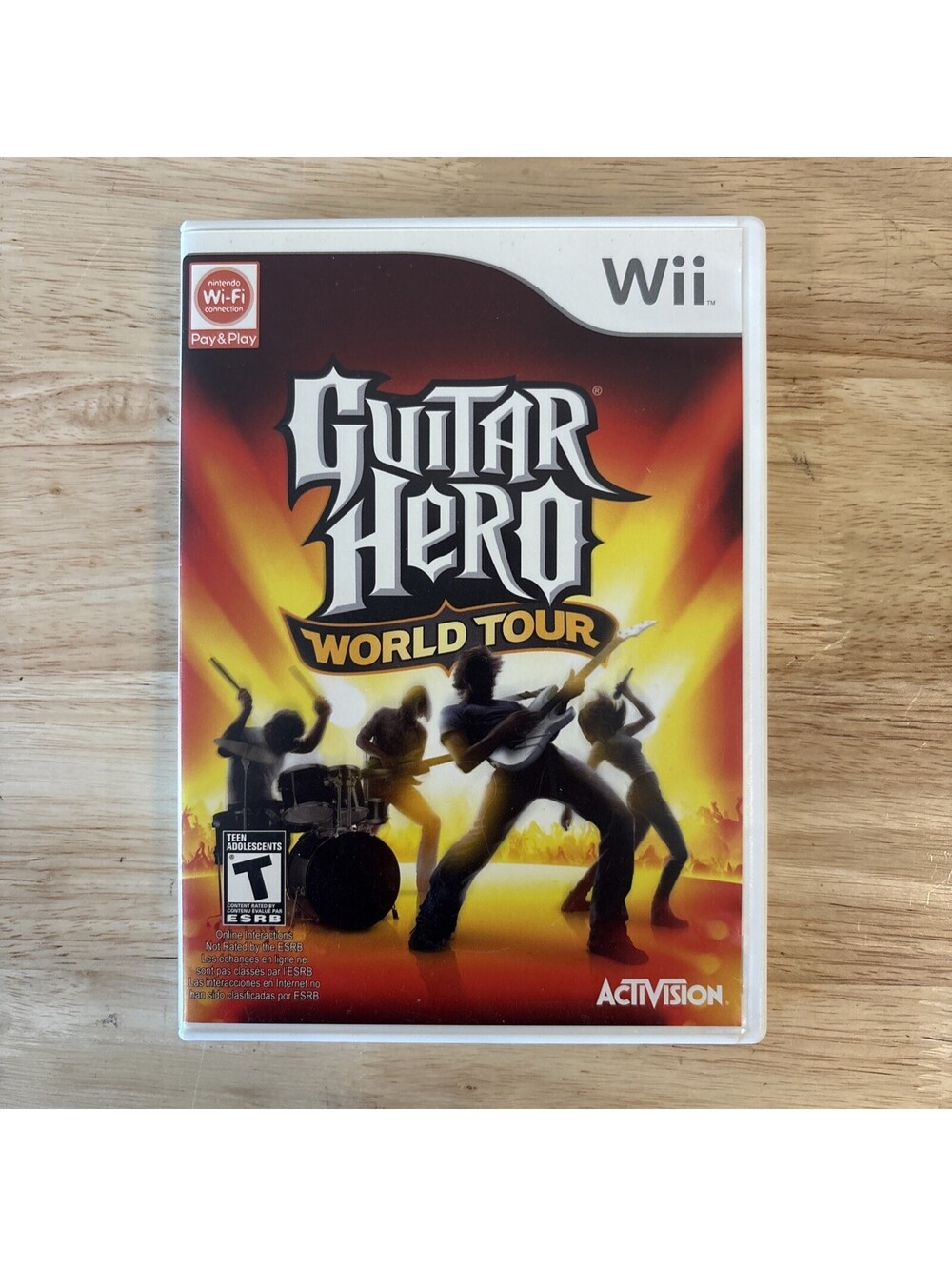 Nintendo Wii Game: Guitar Hero World Tour Complete w/ Manual Tested Working CIB
